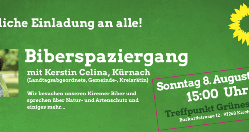 Biberspaziergang mit Kerstin Celina am 08.08.21 um 15:00