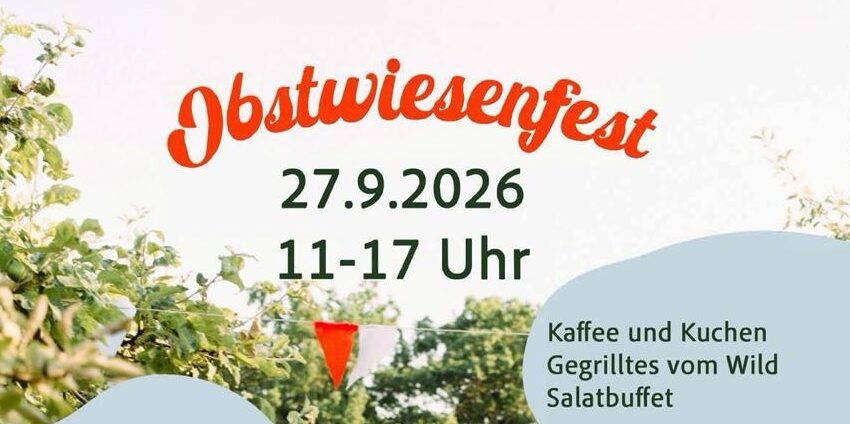 Einladung Obstwiesenfest